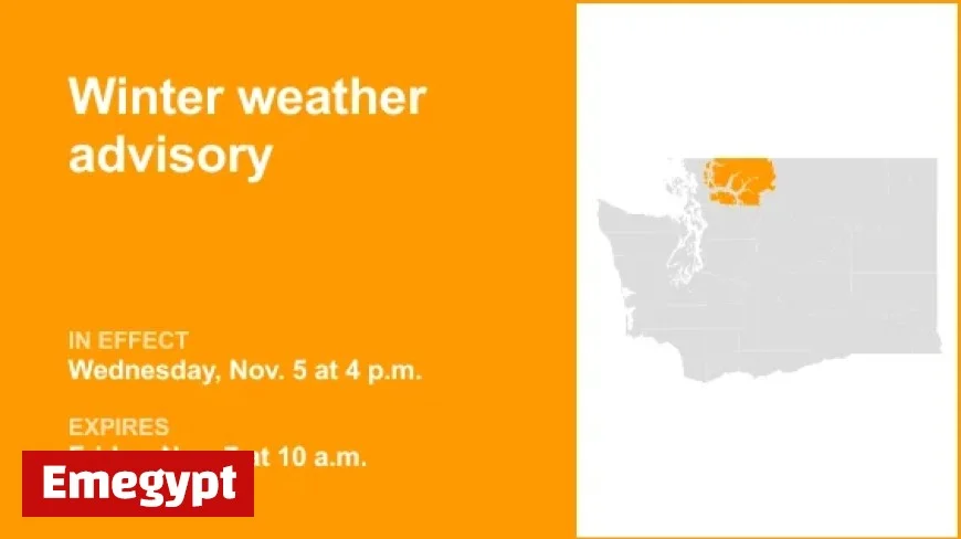 Winter Weather Advisory Issued for Cascades in Whatcom, Skagit Until Friday