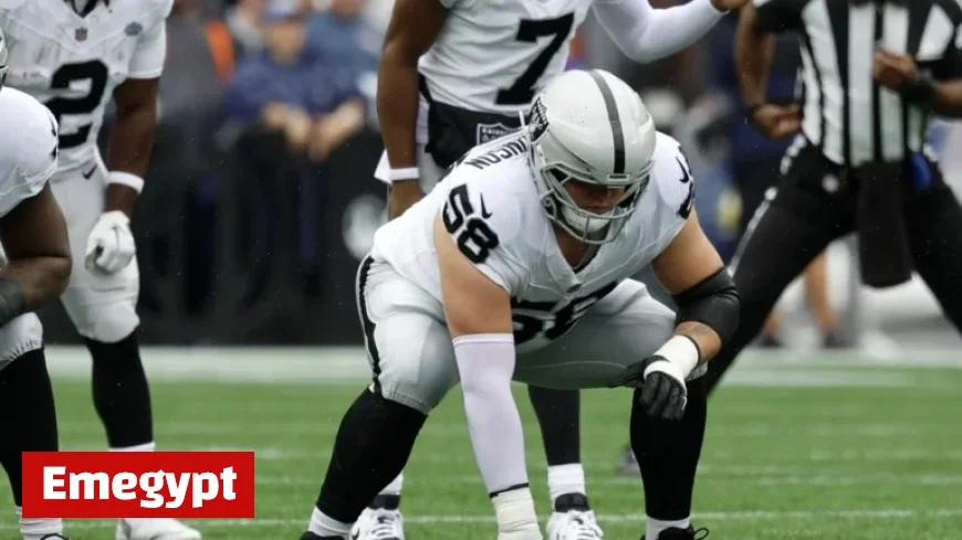 Raiders’ RG Jackson Powers-Johnson Faces Ankle Injury Doubt