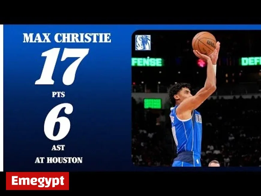 Max Christie Shines with 17 Points, 6 Assists Against Houston Rockets