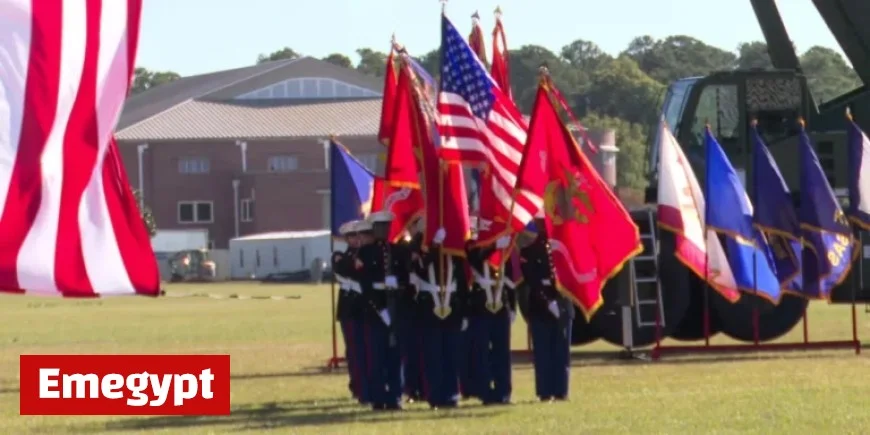 Marines Commemorate 250th Anniversary at Camp Lejeune