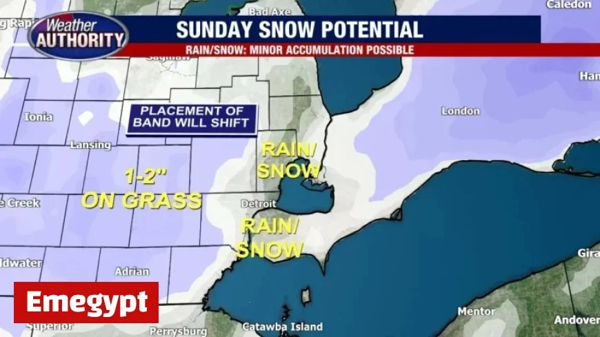Rain Expected Friday in Metro Detroit, Snow Possible This Weekend