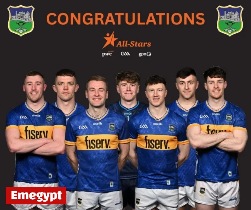 Tipperary Triumphs with Seven 2025 PwC All-Star Hurling Winners
