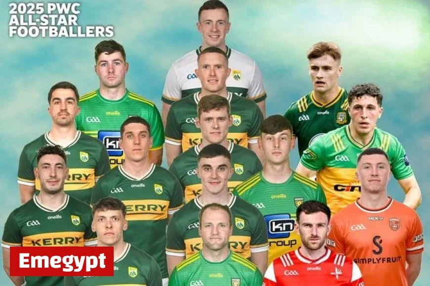 Kerry Shines in All-Star Football Lineup with Eight All-Ireland Heroes