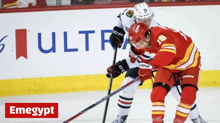 Flames’ Zayne Parekh Suffers Upper-Body Injury Against Blackhawks