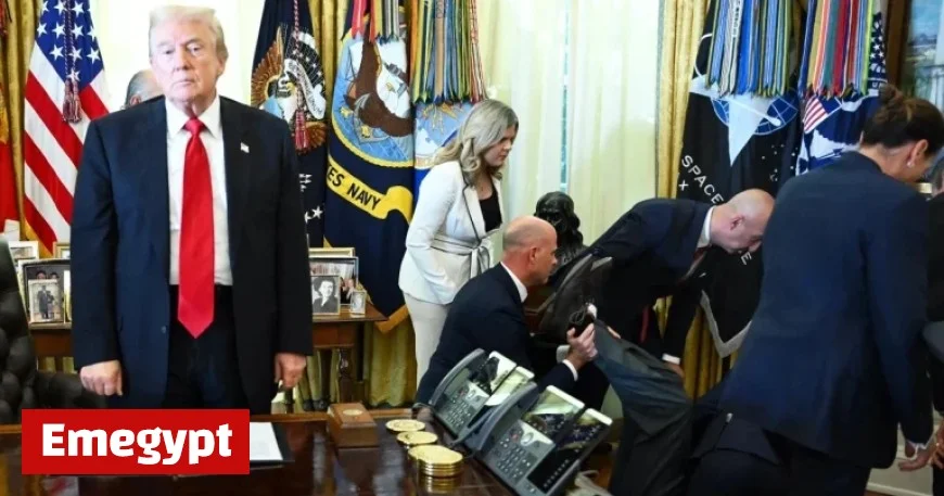 Lawrence O’Donnell Claims Photo of Trump Guest Collapsing in Oval Office Symbolizes His Administration