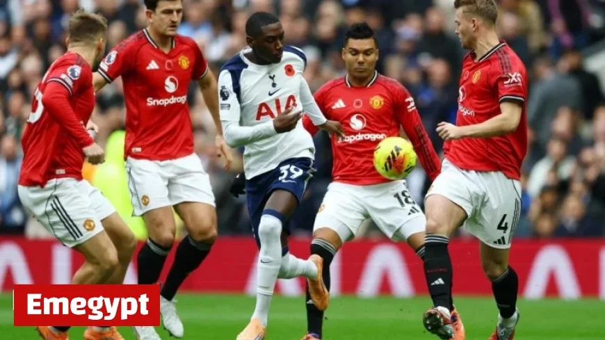 Premier League Live Updates: Tottenham vs Manchester United Score and Stats