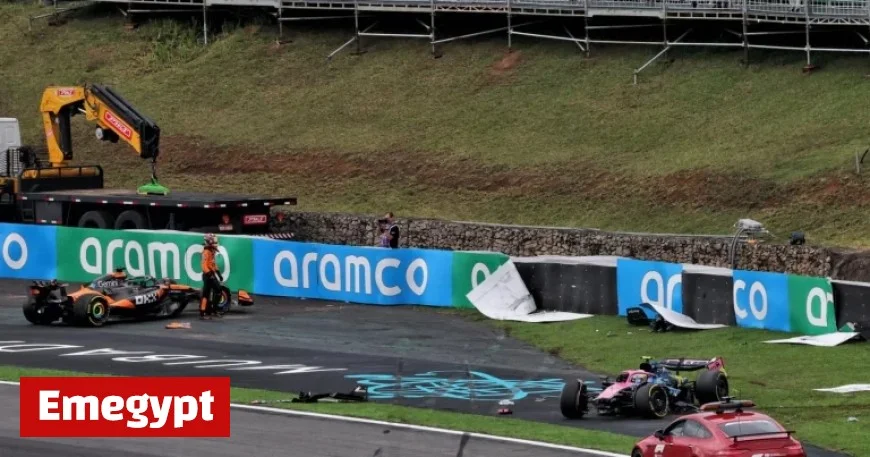 Thrilling São Paulo Sprint: Three Drivers Crash Within Seconds Triggering Red Flag