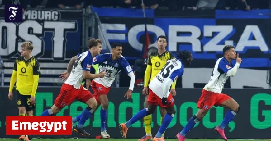 Late Drama as Königsdörffer Secures Draw for HSV With Last-Minute Strike Against BVB