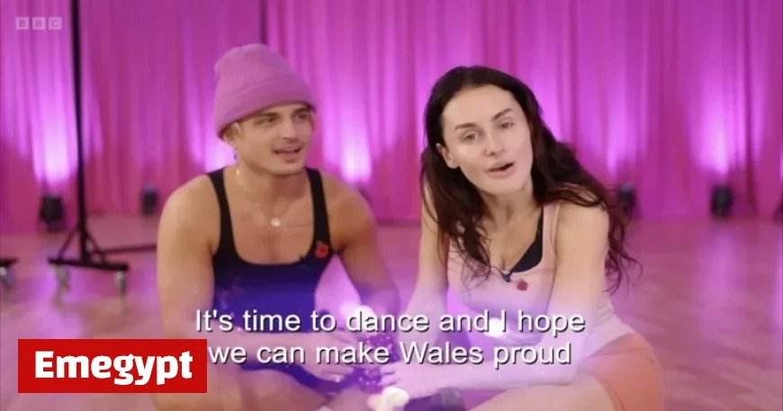 Amber Davies shares the beauty of the Welsh language while teaching dance partner Nikita on Strictly