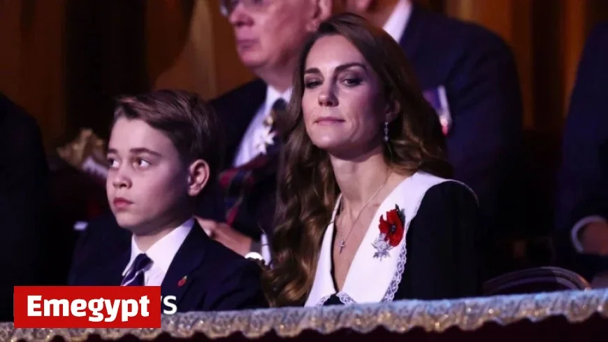 Prince George Attends Festival of Remembrance with Kate, King, and Queen