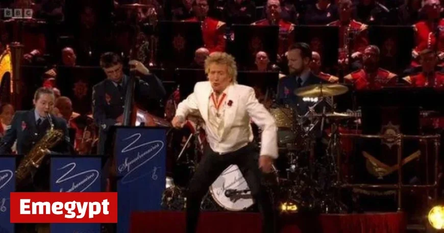 Viewers React in Unison During Rod Stewart’s Performance at BBC Festival of Remembrance