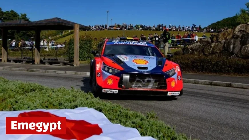 Rally Japan Thierry Neuville and Hyundai Hit Rock Bottom