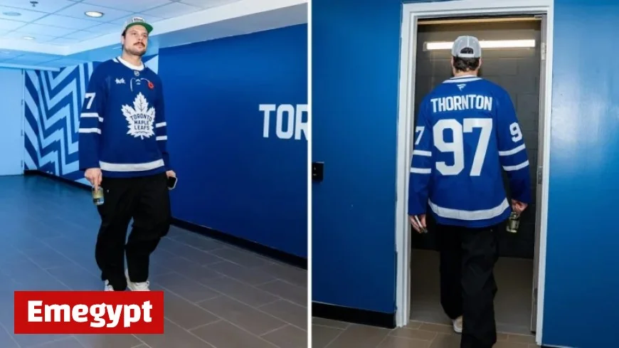 Matthews Honors Thornton Following Induction into Hockey Hall of Fame