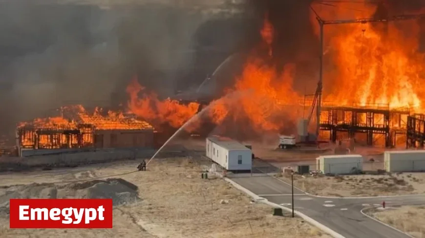 Massive Fire Consumes Lehi Apartment Under Construction Near Point of the Mountain