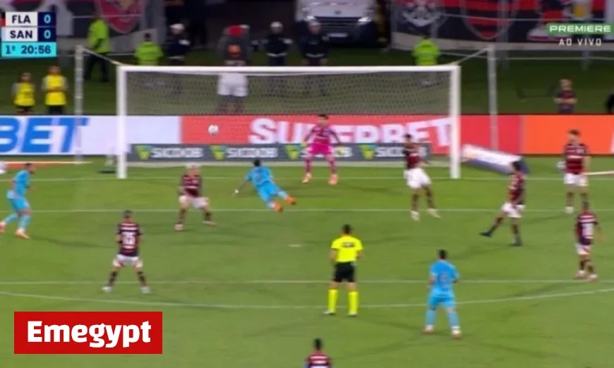 Neymar’s Header Nearly Scores from Barreal’s Dangerous Cross in Flame Match Frightening Rossi