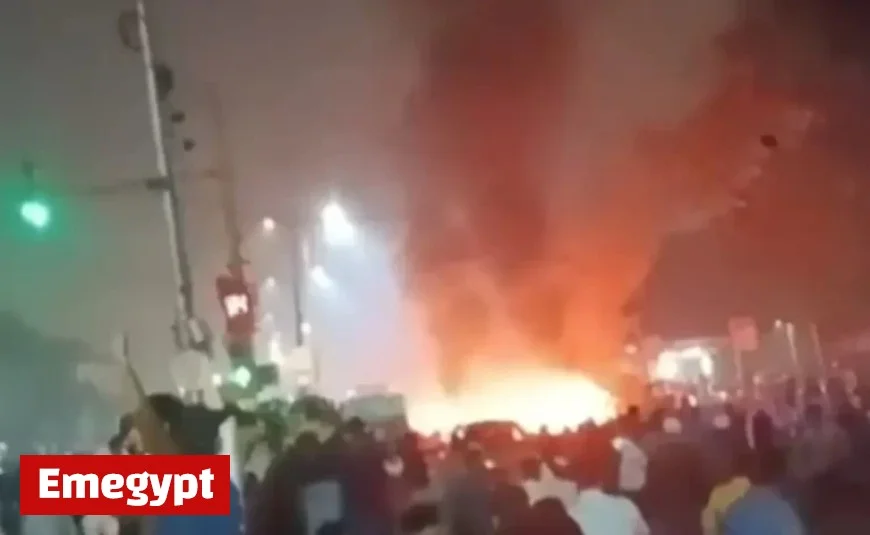 Video Footage Captures Intense Fire and Chaos Following Car Blast Near Delhi’s Iconic Red Fort