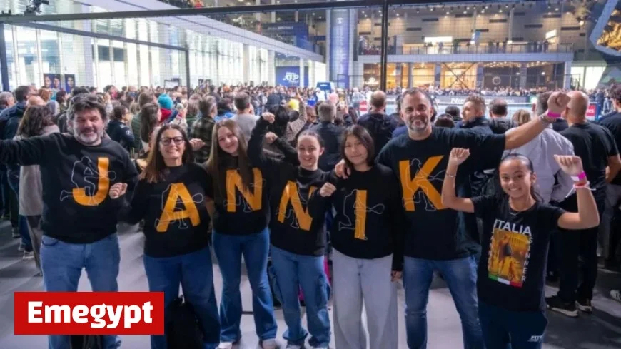 Sinner-Mania Sweeps Turin: Fans Don Jannik Hoodies at Orange Inalpi Arena