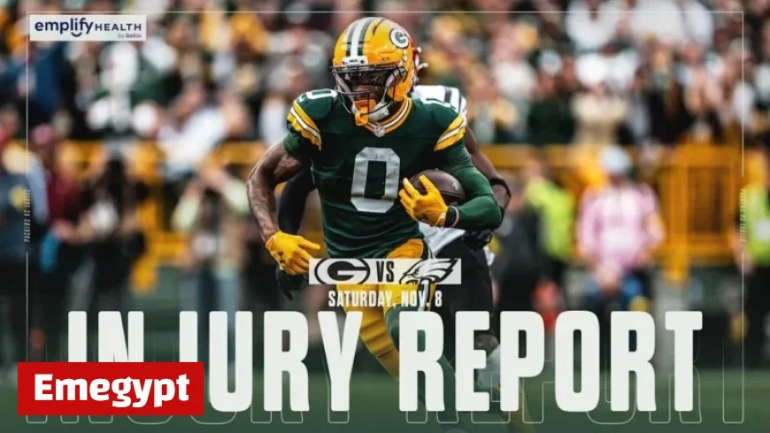 Packers’ Injury Report: Four Questionable, Two Ruled Out for Eagles Game