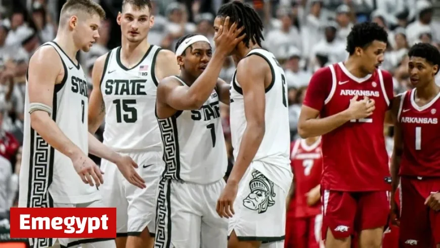 Michigan State Finds Winning Lineup Against Arkansas, Freshmen Shine