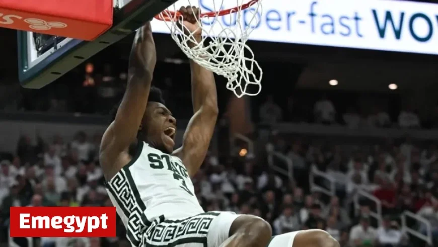 Ward’s Double-Double Powers Spartans to Victory Over Arkansas in Clash
