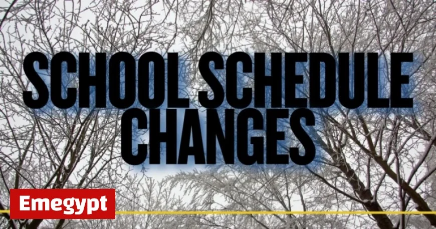 School Schedule Adjustments on Nov. 10 Due to Cold Front