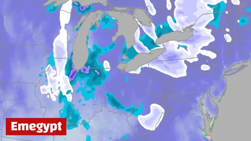 Lake-Effect Snow Pounds Chicago; Continues Through Tuesday in Great Lakes and Northeast