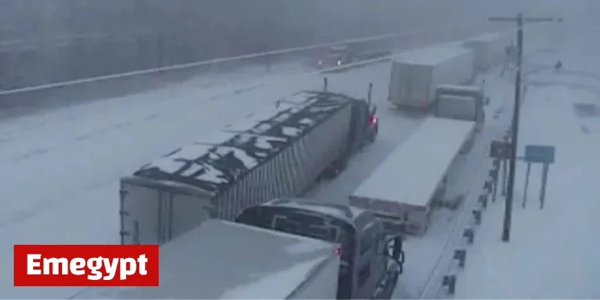 Route 219 Closed by Accident Amid Snowfall Near Tucker County High School