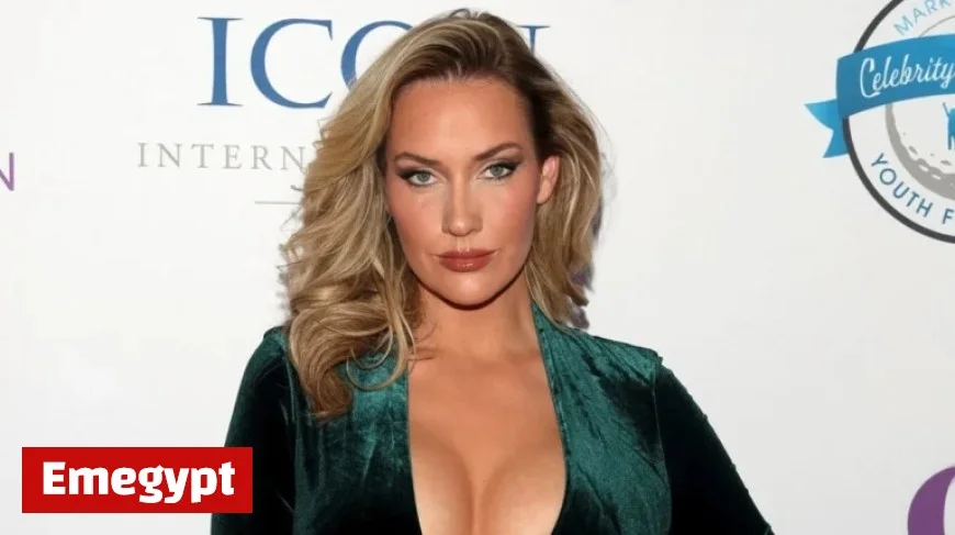 Paige Spiranac Captivates Golf Fans with Rare Purple GIF and Top Boozy Schools