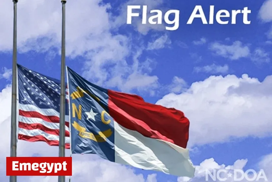 U.S. and NC Flags Lowered to Honor Former Vice President Dick Cheney