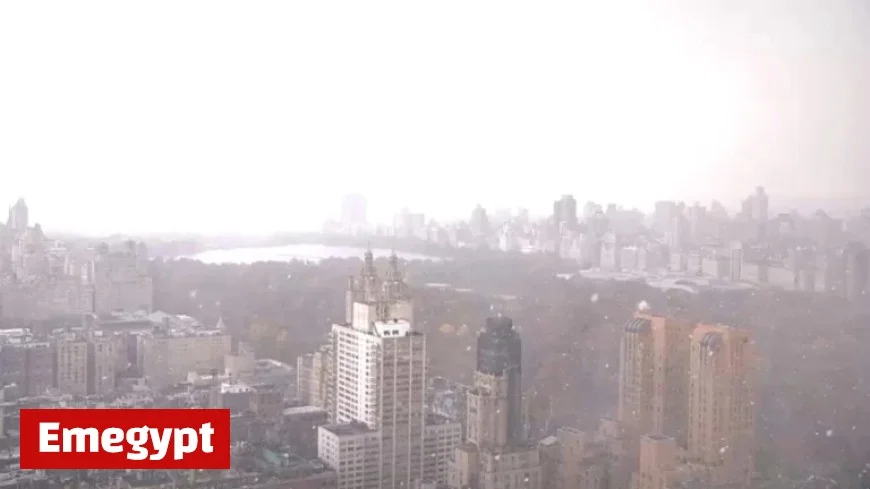 First Snowflakes Blanket New York and New Jersey This Season