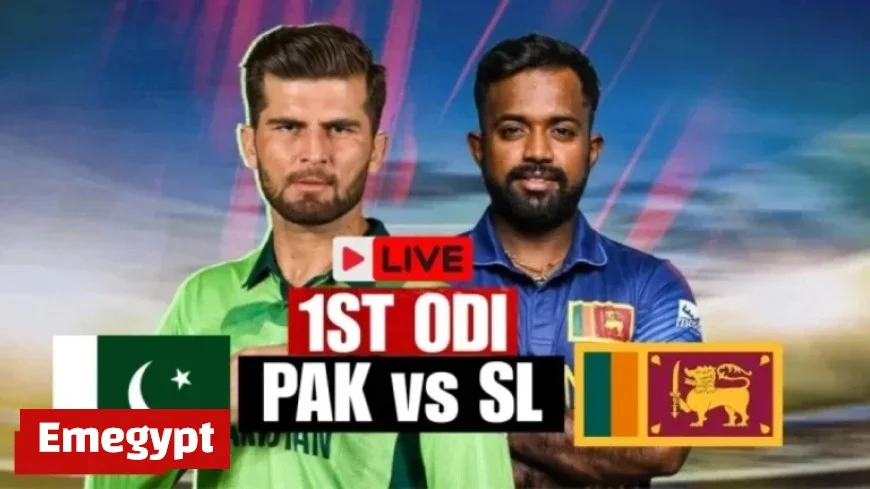 Live Action Sri Lanka Aims to Score 300 in 300 Balls Against Pakistan in Exciting 1st ODI Match