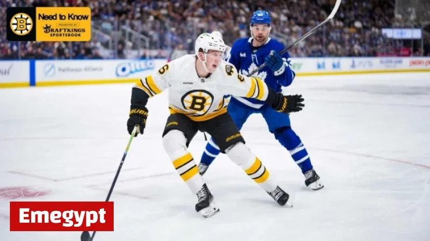 Bruins Clash with Maple Leafs: Key Details to Know