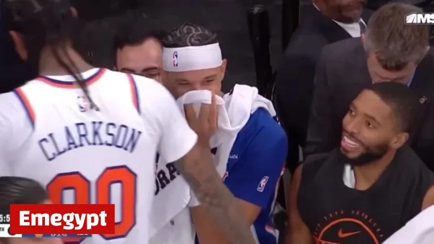 Knicks Teammates Mocked Frustrated Jordan Clarkson After Nets Foul Out