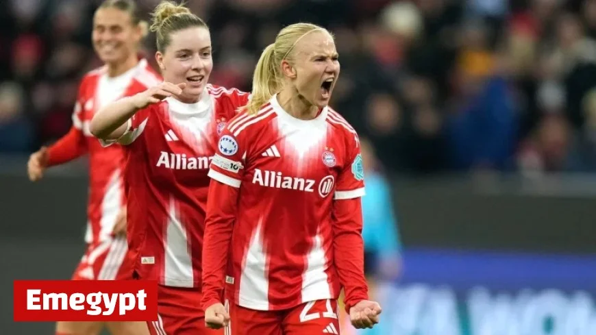 Pernille Harder Leads Bayern Munich to Thrilling 3-2 Comeback Victory Against Arsenal in Women’s Champions League