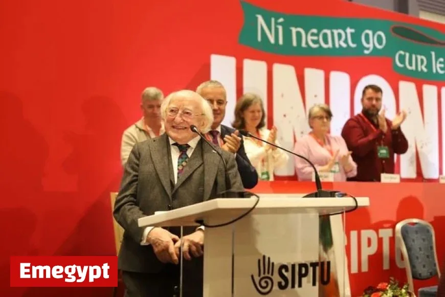Michael D Higgins Delights at Heartwarming Return to Galway During Surprise Union Conference Visit