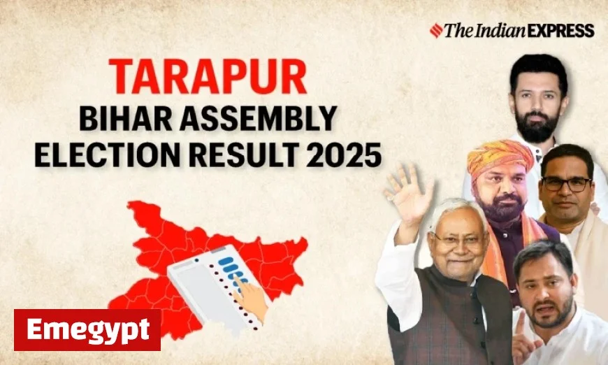 Live Coverage of 2025 Tarapur Bihar Assembly Election Results: Winners, Runners-up, and Full Candidate List