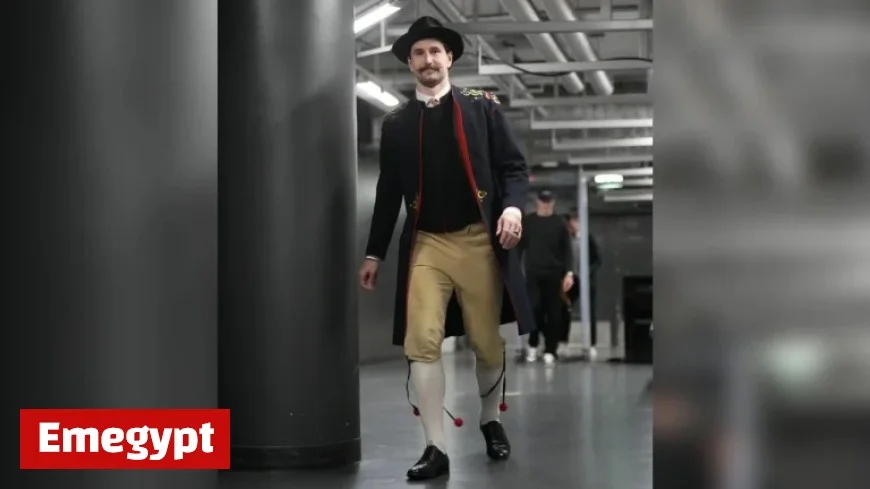 Forsberg Stuns in Traditional Swedish Attire at Global Series Event