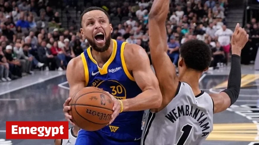 Curry Dominates Spurs Again Tying MJ with Another 40-Point Game
