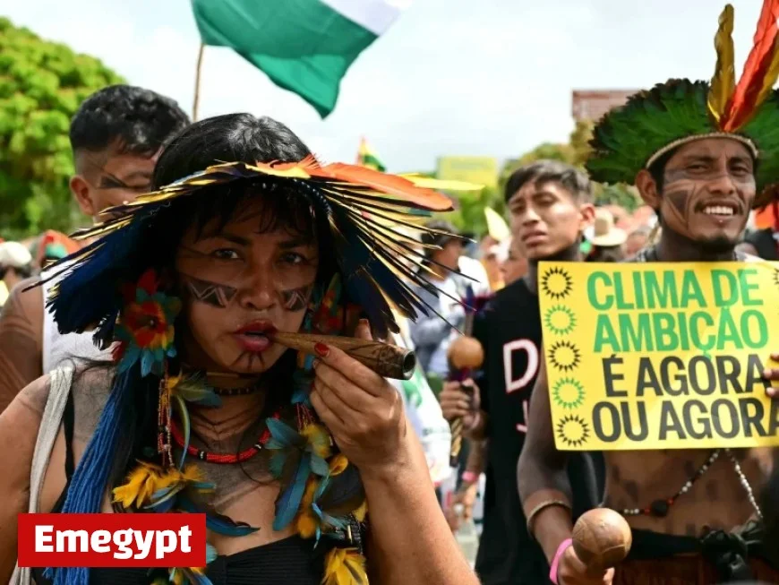 Massive turnout for climate action as thousands rally outside COP30 summit in Brazil