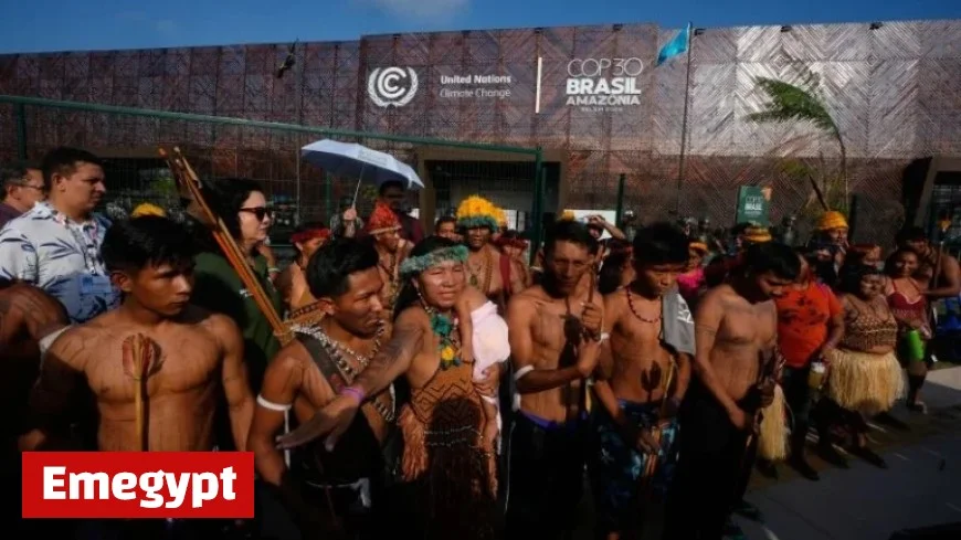 Protesters Shut Down Main Entrance at Brazil’s COP30 Climate Talks