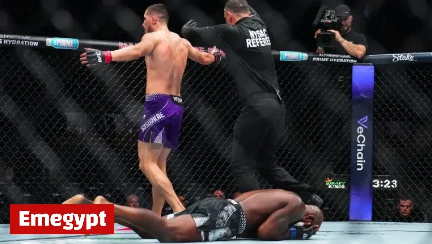 Thrilling Flair Flop Faceplant KO Rocks the UFC Prelims