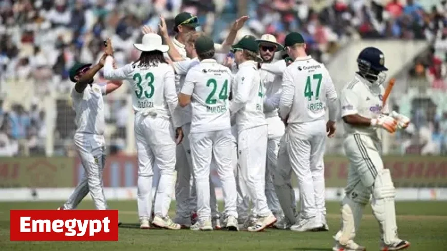 South Africa’s Resilient Comeback on Day 2 at Eden Gardens as India Struggles at 138-4 by Lunch