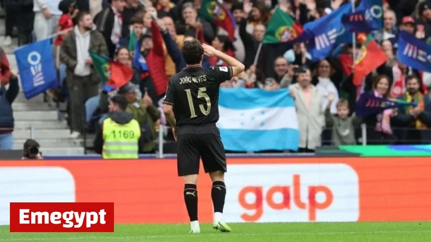 João Neves Scores in Debut as Portugal Nets Two Quick Goals Videos