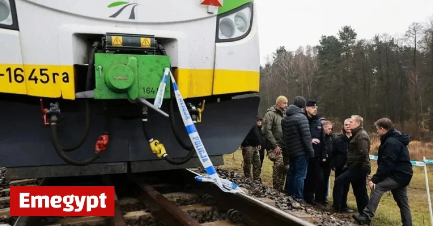 Railway Explosion Disrupts Ukraine Deliveries in Suspected Sabotage Act