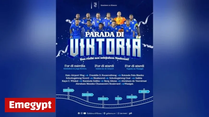 Curaçao Welcomes Football Heroes This Afternoon