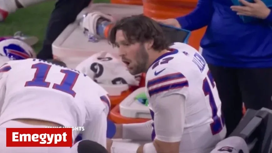 Frustrated Josh Allen Questions Mitch Trubisky Amid Texans Defeat