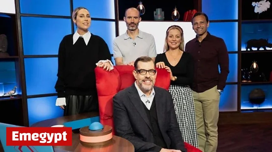 Celebrity Line-up on Richard Osman’s House of Games with Stevie Martin, Andrew Cotter, Anna Haugh, and Mark Ramprakash