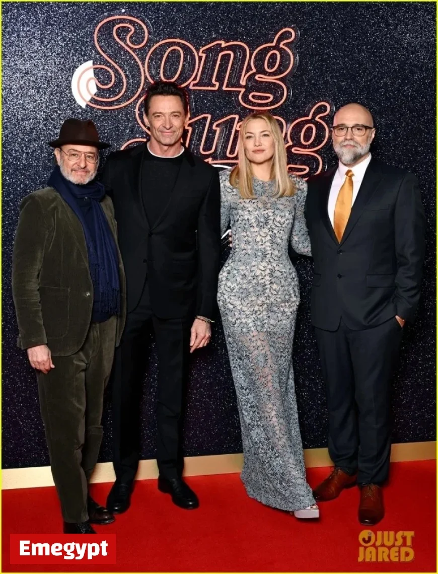 Kate Hudson and Hugh Jackman Shine at London Premiere of Song Sung Blue in the UK