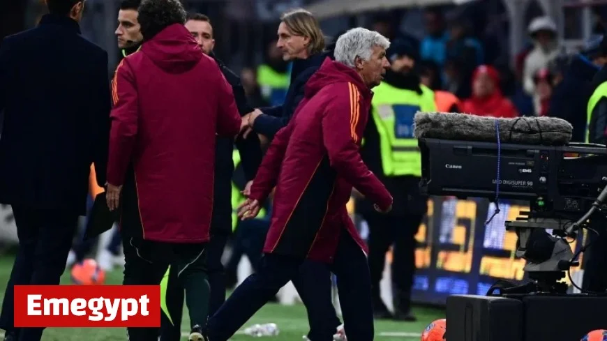 AS Roma Triumphs 3-1 Against Cremonese to Reclaim Top Spot as Gasperini Gets Sent Off for Protests