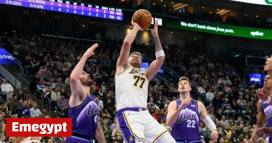 Luka Doncic Leads Lakers to Fourth Consecutive Victory Against Jazz